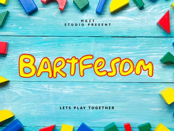 Bartfresom: A Whimsical Color Font for Playful Brand Identity