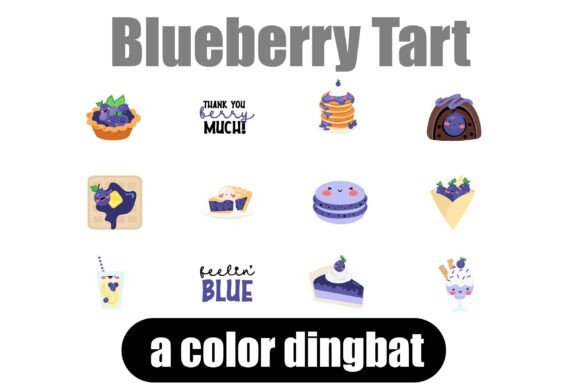 Blueberry Tart Color Typeface: A Sweet Upgrade for Small Business Branding