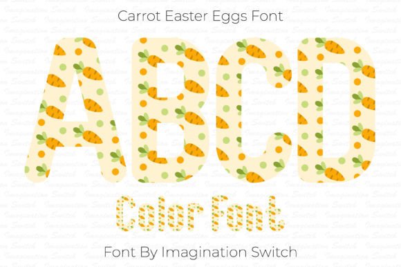 Carrot Easter Typeface: A Vibrant Choice for Handmade Crafts