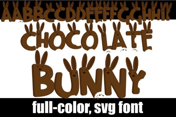 Chocolate Bunny: A Playful Color Font for Editorial Design