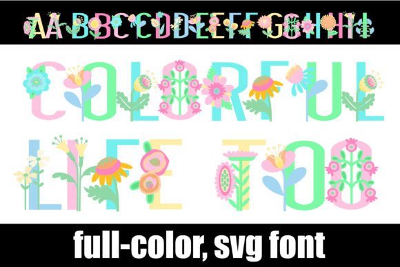Colorful Life Too: The Creative Font for Bold Brand Identity