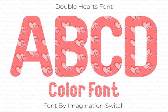 Double Hearts: A Creative Color Font for Engaging Social Campaigns
