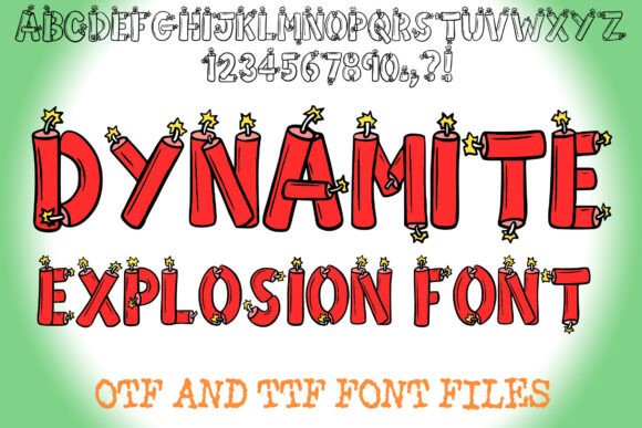Dynamite Explosion: A Bold Display Typeface for Editorial Impact