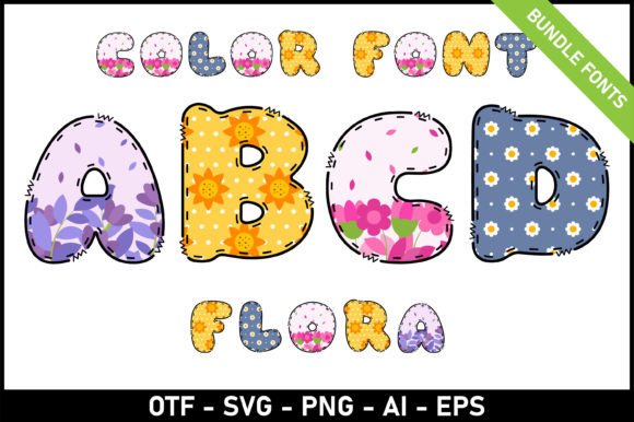 Flora Bundle Typeface: Elevating Campaign Visuals with Playful Typography