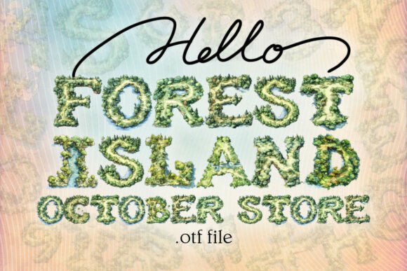 Forestisland: A Vibrant Color Font for Distinctive Web Design