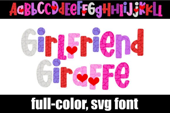 Girlfriend Giraffe: A Colorful Font for Distinctive Brand Identity