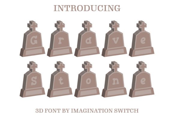Gravestones 3D: Elevating Digital Headers with Bold Color Typography