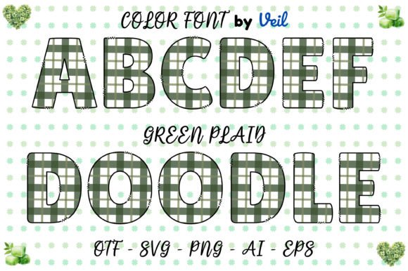 Green Plaid: A Playful Typeface for Creative Branding