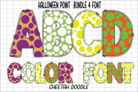 Halloween Point Typeface: Spooky Style for Handmade Creations