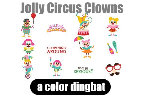 Jolly Circus Clowns: A Playful Display Typeface for Engaging Web Design