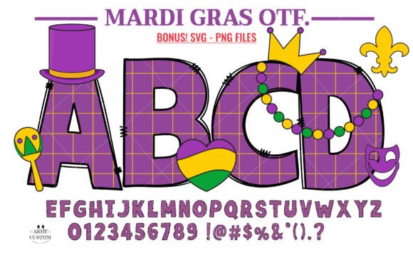 Mardi Gras Table: A Festive Typeface for Vibrant Branding