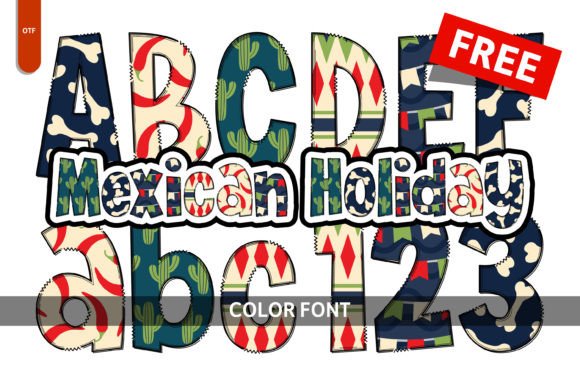 Mexican Holiday: A Vibrant Typeface for Festive Brand Identity
