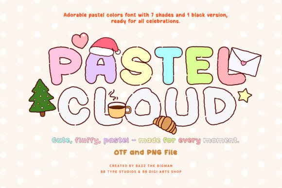 Pastel Cloud: The Color Font That Elevates Campaign Visuals