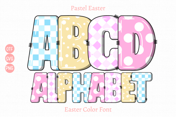 Pastel Easter: A Creative Font for Warm Brand Identity