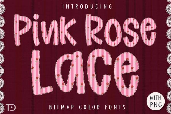 Pink Rose Lace: Elevating Brand Identity with Shabby Chic Typography