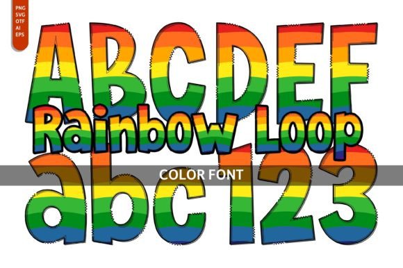 Rainbow Loop Typeface: A Creative Font Review for Small Business Branding