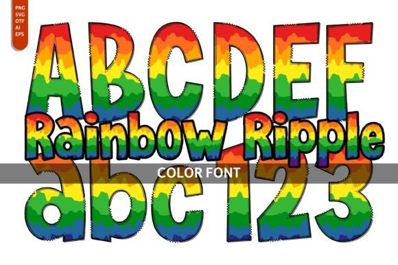 Rainbow Ripple: The Color Font for Scroll-Stopping Social Graphics