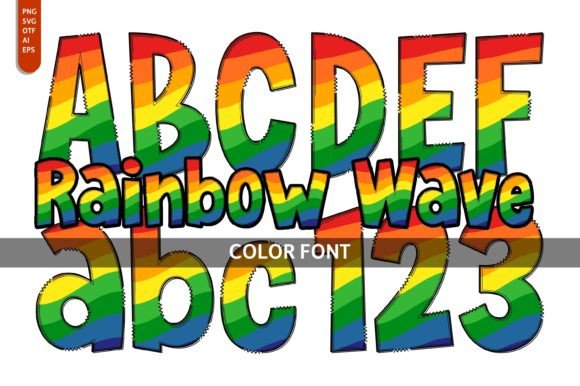 Rainbow Wave Typeface Review: A Playful Add to Your Brand Identity Toolkit