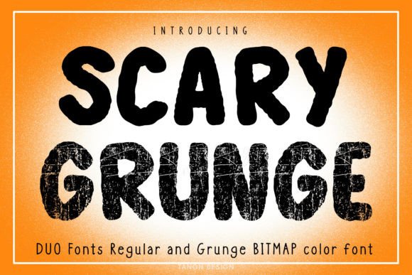 Scary Grunge Typeface: Elevating Campaign Visuals with Distressed Typography