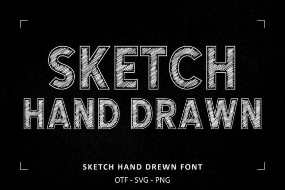 Sketched Hand Drawn: A Color Font for Editorial Warmth