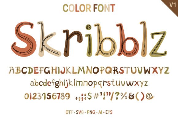 Skribblz V1: A Designer’s Honest Take on This Color Font