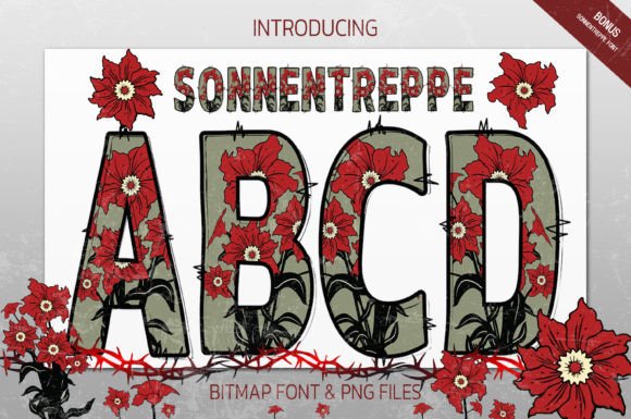 Sonnentreppe: A Gothic Color Font for Distinctive Brand Identity