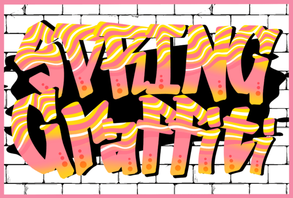 Spring Graffiti: A Creative Font for Bold Brand Identity