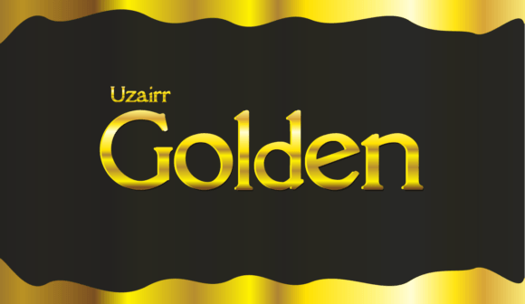 Uzairr Golden: The Premium Font for Scroll-Stopping Social Media Graphics