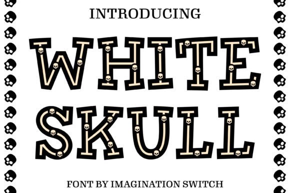 White Skull: The Bold Typeface for Scroll-Stopping Social Media Graphics